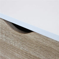 MOBILE BRADLEY IN LEGNO NATURALE CON 2 ANTE 3 CASSETTI 147 X 39 X H82 CM