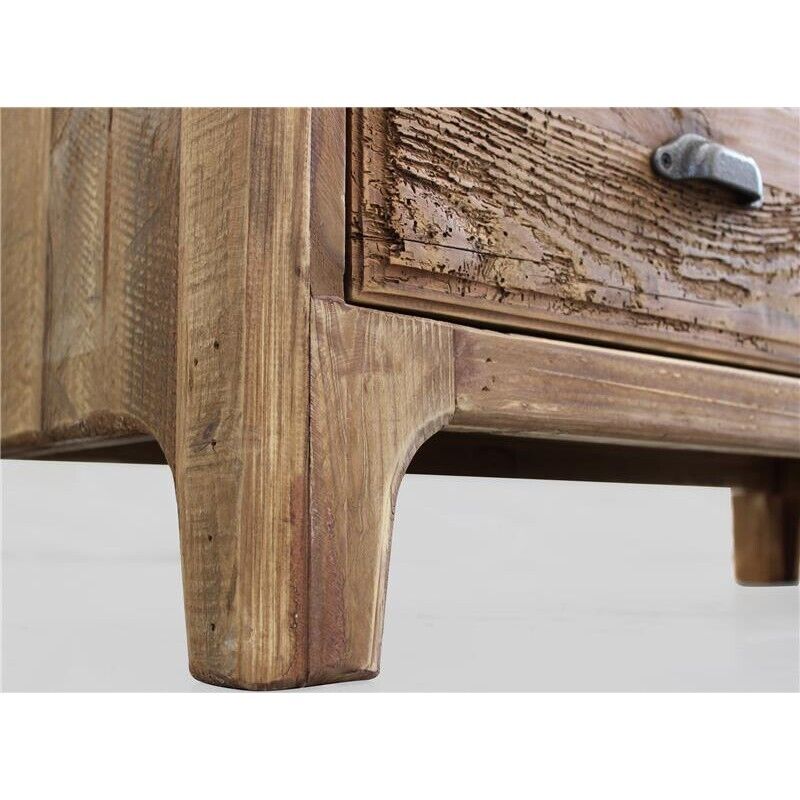 MOBILE DWIGHT CASSETTIERA IN LEGNO NATURALE 105 X 48 X H113 CM