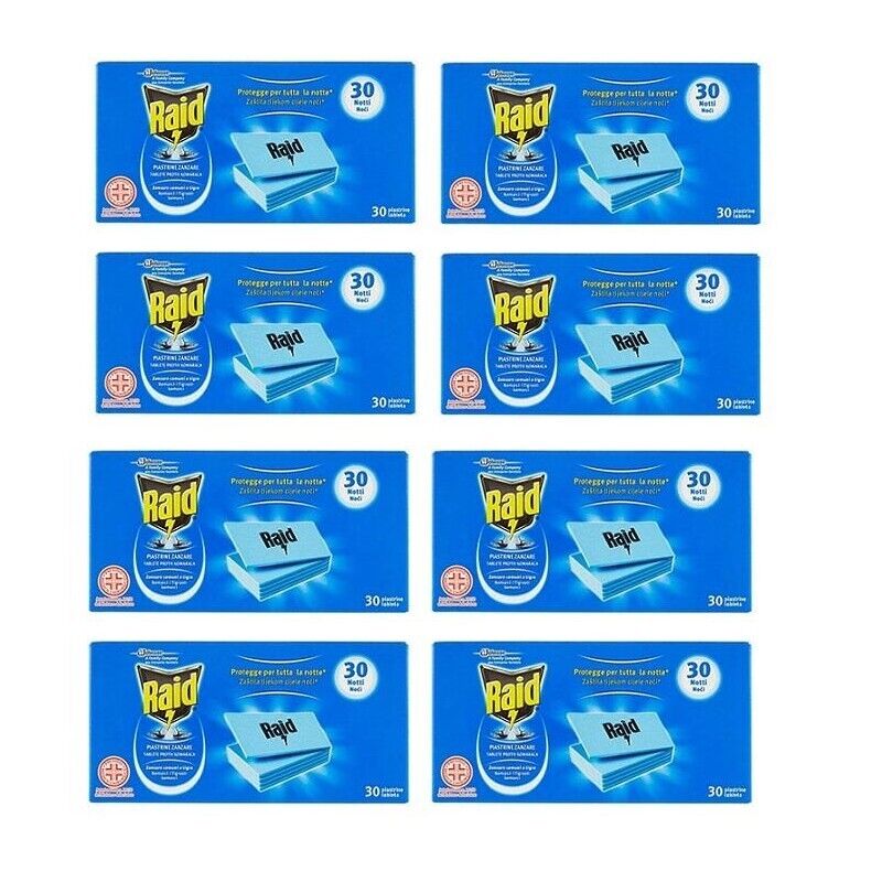 SET 240 RAID PIASTRINE LAMINATE IN CONFEZIONI DA 30 PEZZI