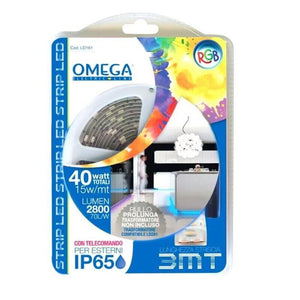 STRISCIA LED RGB IN ROTOLO DA 3 METRI 220/240V CON TELECOMANDO
