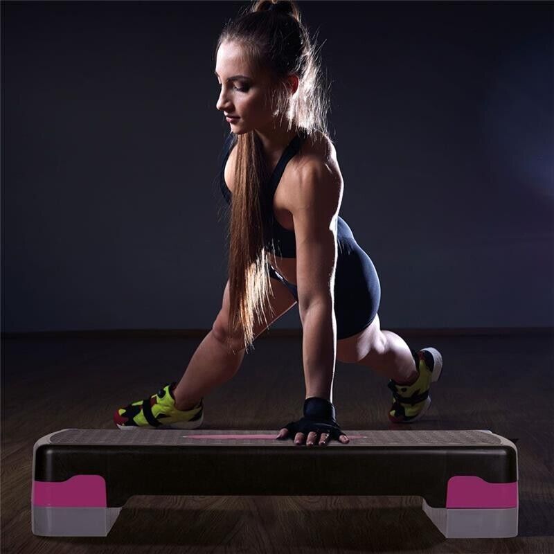 STEP FITNESS A 2 ALTEZZE 68 X 28 CM IN 2 COLORI ASSORTITI