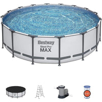 BESTWAY PISCINA FUORI TERRA STEEL PRO MAX TONDA Ø 488 X 122 CM