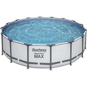 BESTWAY PISCINA FUORI TERRA STEEL PRO MAX TONDA Ø 488 X 122 CM