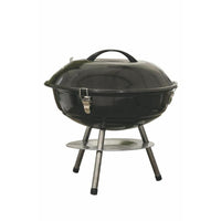 MINI BARBECUE TONDO CON COPERCHIO 35 X H 35 CM NERO