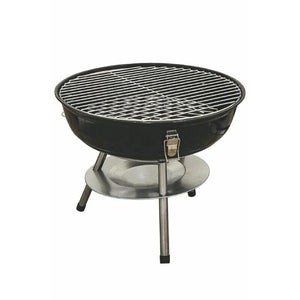 MINI BARBECUE TONDO CON COPERCHIO 35 X H 35 CM NERO