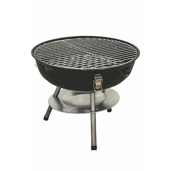 MINI BARBECUE TONDO CON COPERCHIO 35 X H 35 CM NERO