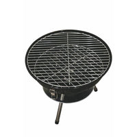 MINI BARBECUE TONDO CON COPERCHIO 35 X H 35 CM NERO