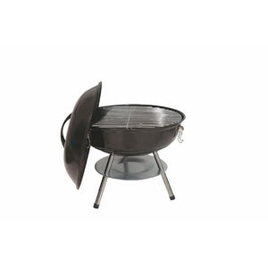 MINI BARBECUE TONDO CON COPERCHIO 35 X H 35 CM NERO