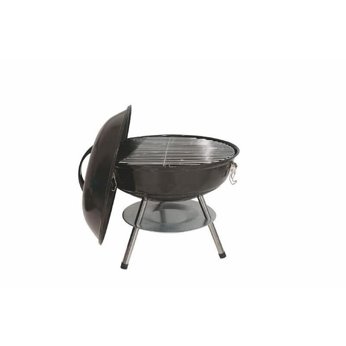 MINI BARBECUE TONDO CON COPERCHIO 35 X H 35 CM NERO