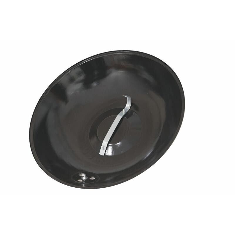 MINI BARBECUE TONDO CON COPERCHIO 35 X H 35 CM NERO