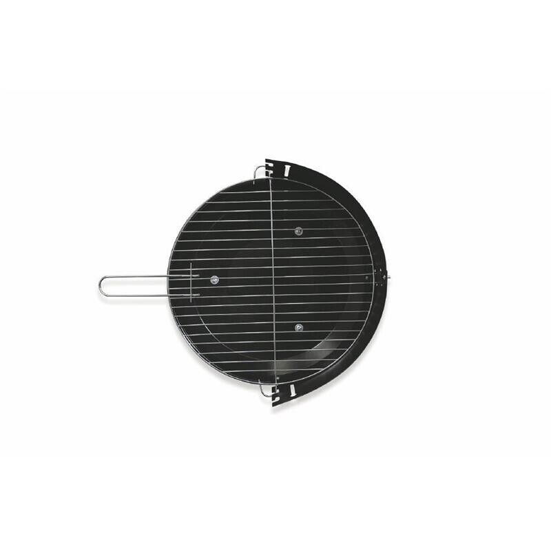 BARBECUE TONDO NERO IN ACCIAIO E METALLO Ø 42 CM H 77 CM