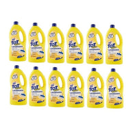 SET 12 CONFEZIONI SMAC TOT GIALLO DETERGENTE LAVAINCERA CON CERA DI CARNUBA 1 LT
