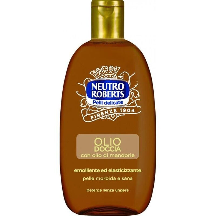 SET 3 CONFEZIONI NEUTRO ROBERTS DETERGENTE OLIO DOCCIA 250ML MANDORLA