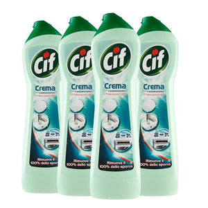 SET 4 CIF CREMA ATTIVA CON MICROPARTICELLE E CANDEGGINA IN FORMATO DA 500 ML