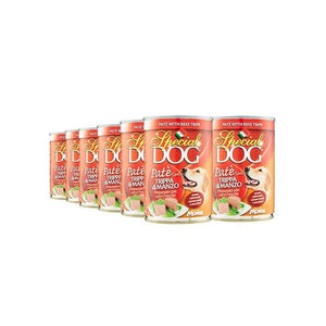 SET 12 CONFEZIONI DI SPECIAL DOG PATÈ 400 GR TRIPPA E MANZO