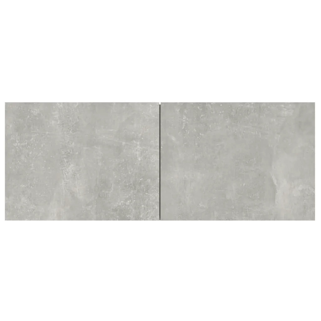 Mobili TV 4 pz-Set di 4 Credenza per TV Grigio Cemento 80x30x30 cm in Legno Multistrato 303839