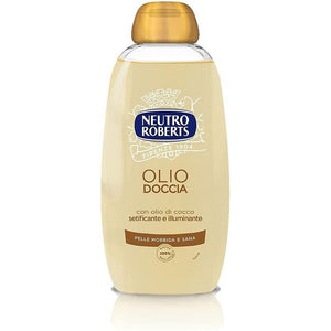 SET 3 CONFEZIONI DI NEUTRO ROBERTS DETERGENTE OLIO DOCCIA 250ML COCCO