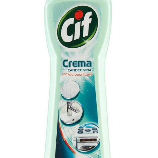 SET 4 CIF CREMA ATTIVA CON MICROPARTICELLE E CANDEGGINA IN FORMATO DA 500 ML