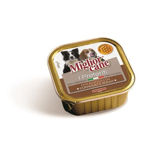 SET 18 MIGLIOR CANE I PREFERITI PATE' RUSTICO CON POLLO E CONIGLIO 300 GR