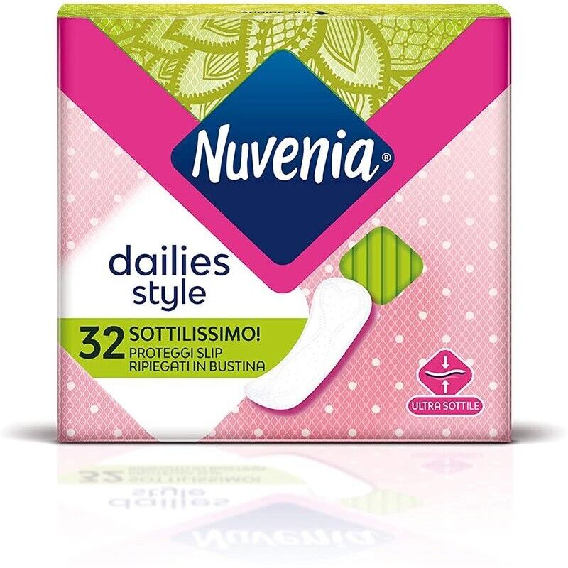 SET DA 6 NUVENIA PROTEGGI SLIP ULTRA SOTTILI IN CONFEZIONE DA 32 PEZZI CIASCUNA