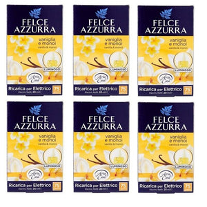 SET 6 FELCE AZZURRA RICARICA PER DIFFUSORE ELETTRICO DA 20 ML VANIGLIA