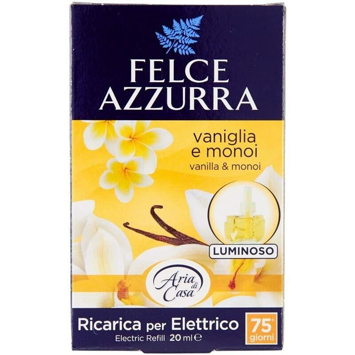 SET 6 FELCE AZZURRA RICARICA PER DIFFUSORE ELETTRICO DA 20 ML VANIGLIA