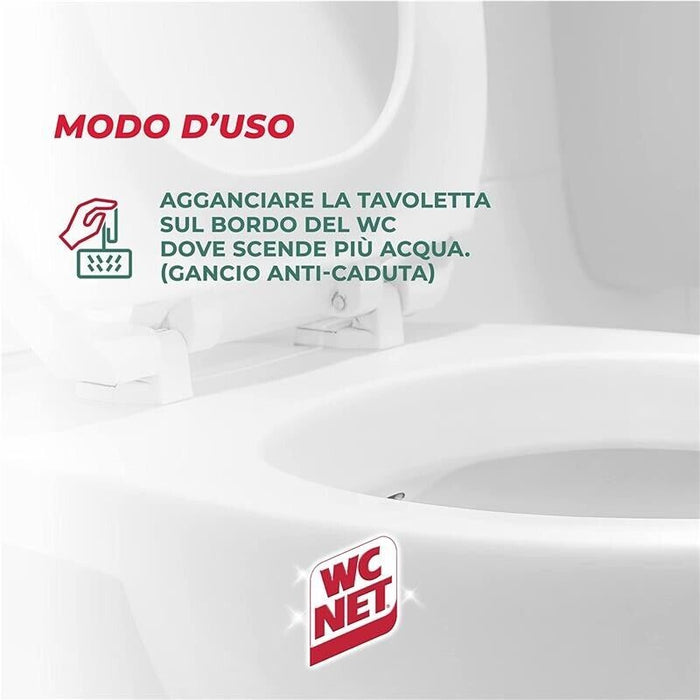 SET 4 WC NET IN CONFEZIONE DA 2 PZ TAVOLETTE IGIENIZZANTI CON CANDEGGINA