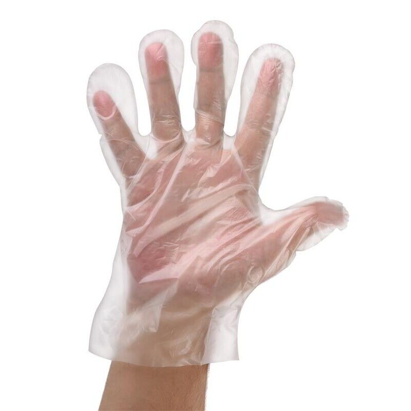 MAURY'S GUANTI MONOUSO IGIENICI IN POLIETILENE ALTA DENSITA' 400 PZ