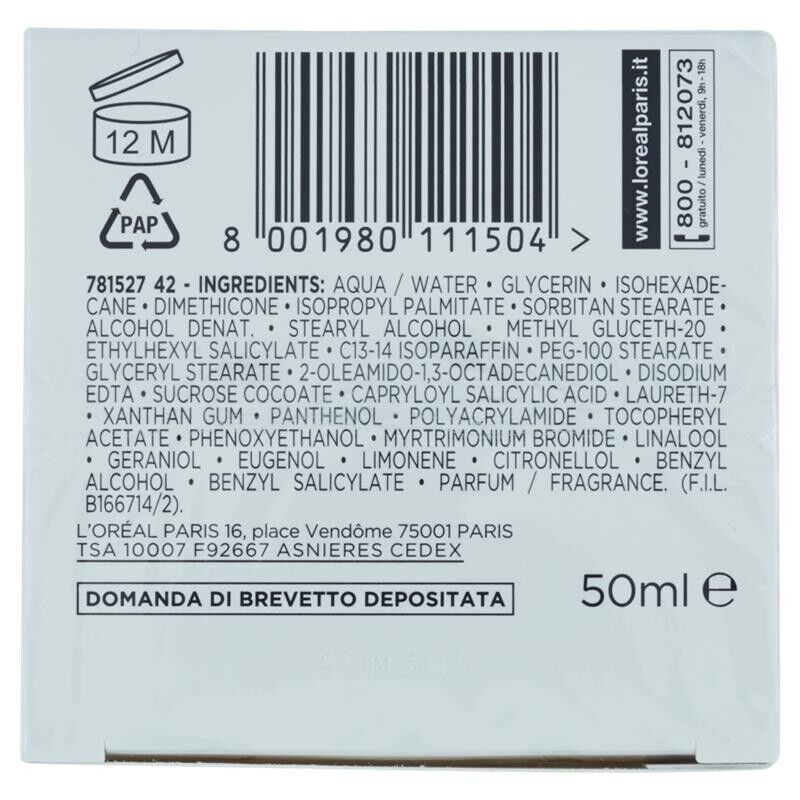 L'OREAL PARIS CREMA TRIPLA ATTIVA PELLI NORMALI E GRASSE DA 50 ML