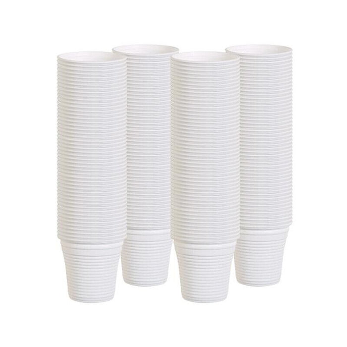 MAURY'S BICCHIERINI CAFFÈ IN BIOPLASTICA MONOUSO 80 ML IN SET 200 PZ BIANCHI