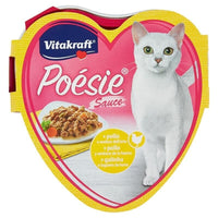SET 30 CONFEZIONI GATTO POÉSIE SAUCE + POLLO E VERDURE DELL'ORTO 85 GR