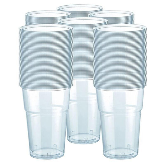 MAURY'S SET DA 300 BICCHIERI IN PLASTICA TRASPARENTE DA 200/250 CC