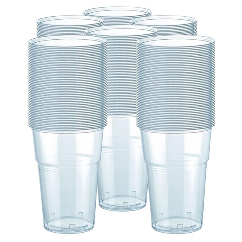 MAURY'S SET DA 300 BICCHIERI IN PLASTICA TRASPARENTE DA 200/250 CC