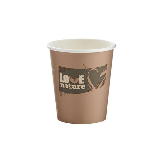 SET 200 BICCHIERI IN CARTONCINO BIO CAPIENZA 160-190 ML