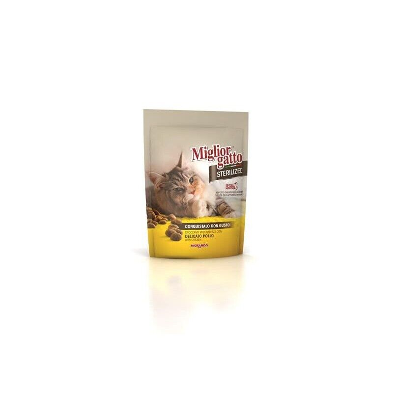 SET 6 CONFEZIONE MIGLIOR GATTO STERILIZED CROCCANTINI CON POLLO DA 400 GR