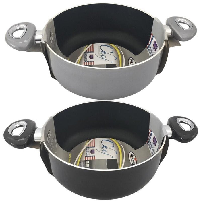 MAURY'S CHEF INDUCTION CASSERUOLA 20 CM CON FONDO IN TECNOLOGIA XYLAN