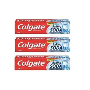 SET 3 CONFEZIONI DI COLGATE DENTIFRICIO BAKING SODA ANTIPLACCA 75ML