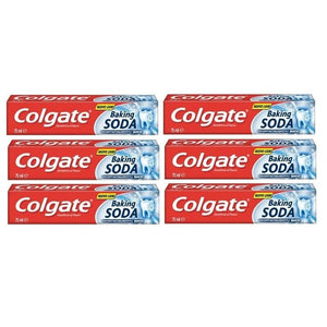 SET 6 CONFEZIONI COLGATE DENTIFRICIO BAKING SODA ANTIPLACCA 75ML
