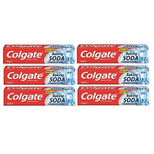 SET 6 CONFEZIONI COLGATE DENTIFRICIO BAKING SODA ANTIPLACCA 75ML