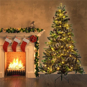 ALBERO DI NATALE ROCCARASO 210 CM VERDE ARTIFICIALE