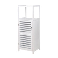 MAURY'S MOBILE CON SPORTELLO MULTIUSO BIANCO 36 X 33 X H98 CM