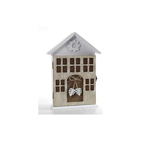 CASETTA PORTACHIAVI IN LEGNO DECORATO SHABBY CHIC 19 X 5 X 26 CM