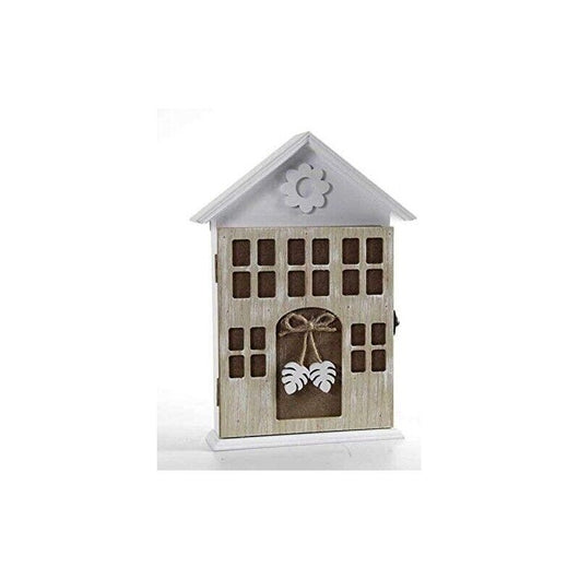CASETTA PORTACHIAVI IN LEGNO DECORATO SHABBY CHIC 19 X 5 X 26 CM