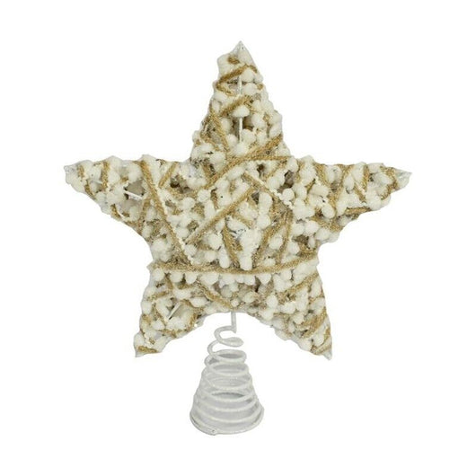 SNOWBALL PUNTALE  A STELLA IN COLORE ORO