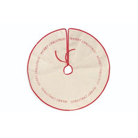 MAURY'S SOTTO ALBERO DI NATALE  MERRY CHRISTMAS 90 CM ROSSO E BIANCO