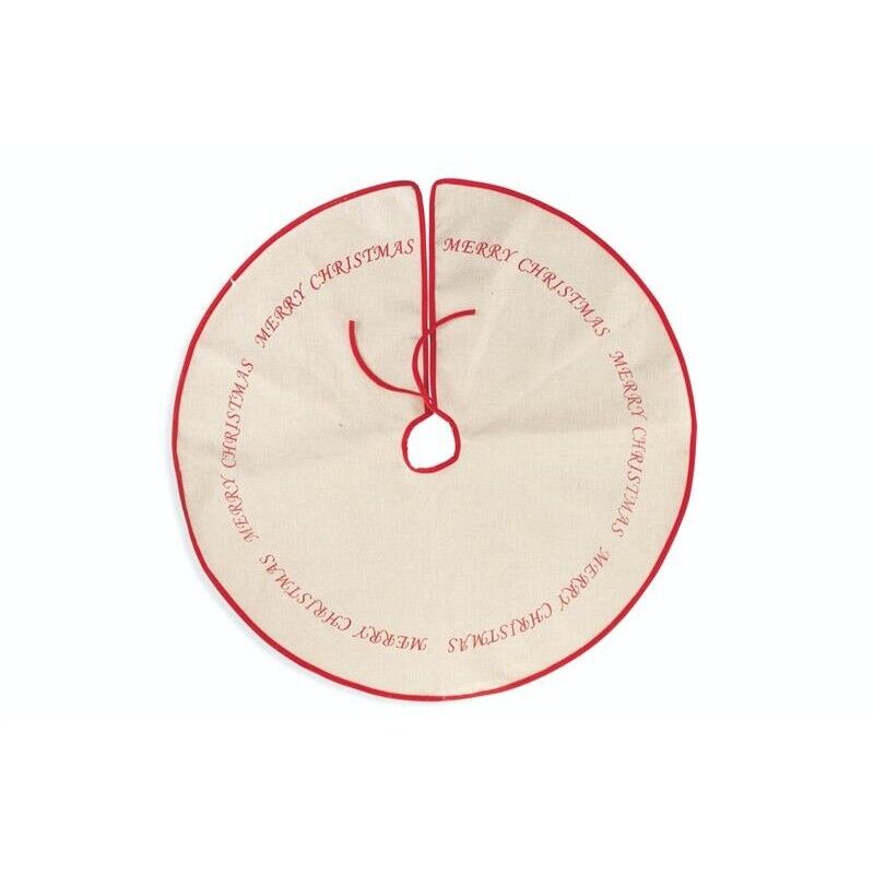 MAURY'S SOTTO ALBERO DI NATALE  MERRY CHRISTMAS 90 CM ROSSO E BIANCO