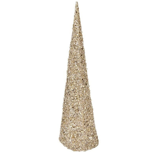 MAURY'S GLITTER GOLD CONO DECORATIVO DA 50 CM