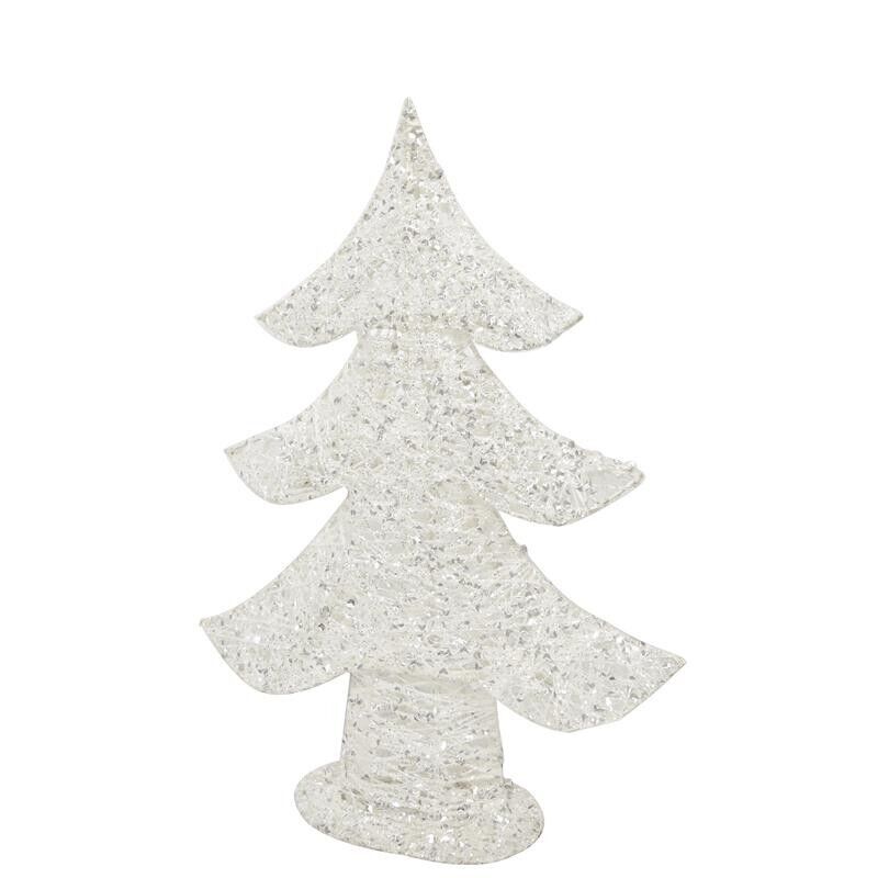 MAURY'S ALBERO DI NATALE DECORATIVO GLITTER WHITE DA 45 CM