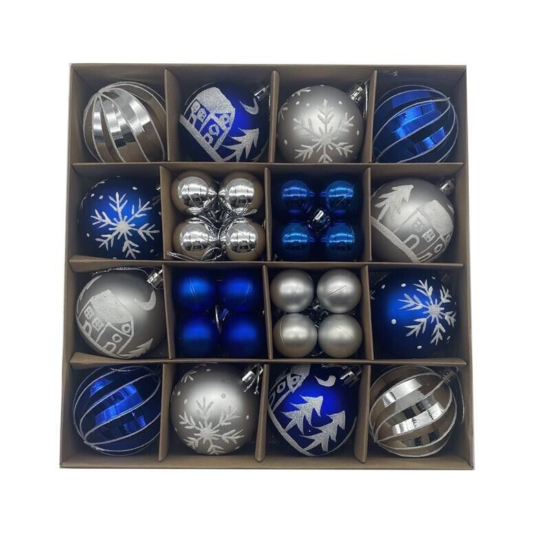 MAURY'S SPECIAL BOX CONFEZIONE DA 44 SFERE IN COLORE SILVER E BLU