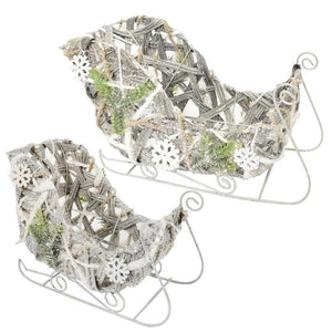 MAURY'S WOODY XMAS SLITTE DECORATIVE IN SET DA 2 PEZZI